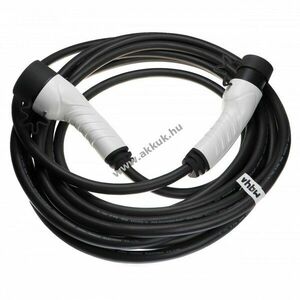 Töltőkábel elektromos autó, plug-in hibrid, type2 csatlakozó, 1 fázisú, 32A, 7KW, 10m kép