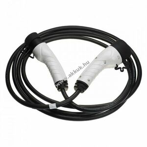 Töltőkábel elektromos autó, plug-in hibrid, type2 csatlakozó, 1 fázisú, 16A, 3.5KW, 5m kép