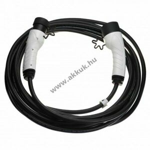 Töltőkábel elektromos autó, plug-in hibrid, type2 csatlakozó, 1 fázisú, 16A, 3.5KW, 7m kép