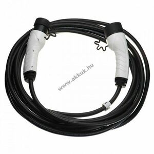 Töltőkábel elektromos autó, plug-in hibrid, type2 csatlakozó, 1 fázisú, 16A, 3.5KW, 10m kép