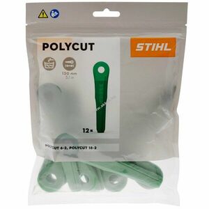 12db Stihl eredeti műanyag pótkés PolyCut 6-2 és PolyCut 18-2 , 40020071020 kép