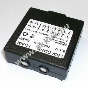 Helyettesítő akku Abitron / Hetronic típus 68300510 750mAh kép