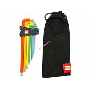 Inbuszkulcs készlet 1.5 - 10mm színkódolt - A készlet erejéig! kép