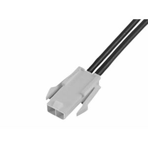 Molex 215323-2021 apa Mini-Fit Jr. csatlakozó, 2tűs, 4, 2mm, 1sor, 150mm - A készlet erejéig! kép