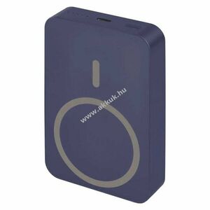 EMOS Powerbank WI 1046, 10000mAh, 20W, Wireless töltés, MagSafe compatibilis kék kép