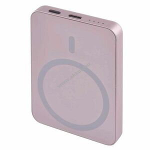 EMOS Powerbank WI 522, 5000mAh, 20W, Wireless töltés, MagSafe compatibilis, lazac kép