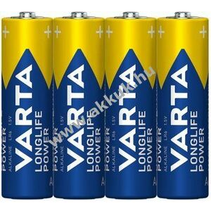 Varta Longlife Power AA LR6 Mignon ceruza elem 4db/csomag kép