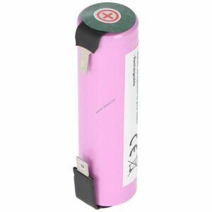 18650 Li-ion akku, 3, 7V, 2600mAh, 9, 6Wh, U-forrfül kép