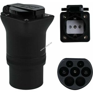 Adapter Type2 csatlakozóról Schuko 220V csatlakozóra kép