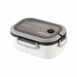 Livefy ebéddoboz evőeszközökkel Lunch 1.2l, fehér kép