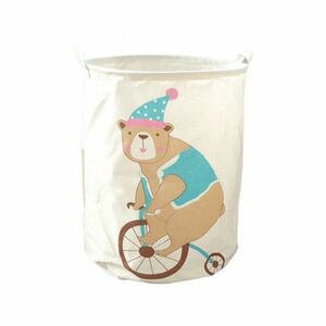 Livefy játék és szennyeskosár Teddy 35x45 cm, fehér kép
