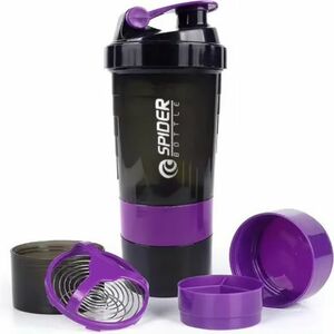 Livefy keverőpohár Twist 500ml, fekete / lila kép