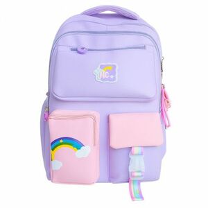 Livefy gyermet iskolai hátizsák Rainbow Cloud, lila kép