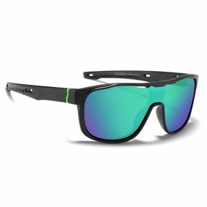 KDEAM Wayne 2 napszemüveg, Black / Green (GKD011C02) kép