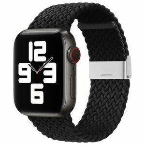 BStrap Nylon Braided szíj Apple Watch 38/40/41mm, black kép