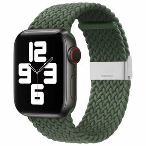 BStrap Nylon Braided szíj Apple Watch 42/44/45/49mm, green kép