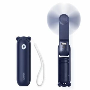 Jisulife Life8 USB-C kézi ventilátor / Power Bank 2000mAh, kék kép