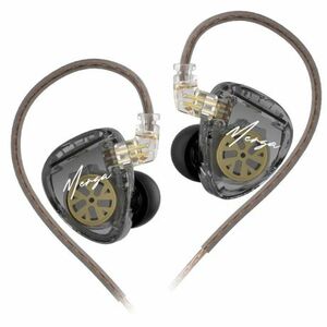 KZ Merga OFC dinamikus HiFi fülhallgható, fekete kép