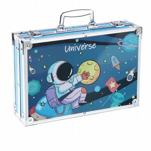 MG Art Suitcase Universe estőkészlet gyerekeknek kofferban 145db, kék kép