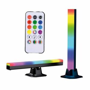 Livefy Light Bar V1 RGB asztali lámpa 2db, fekete kép