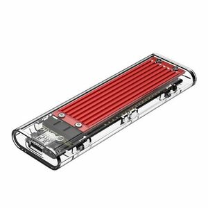 Orico TCM2-C3 külső box M.2 NVMe SSD USB-C, piros kép