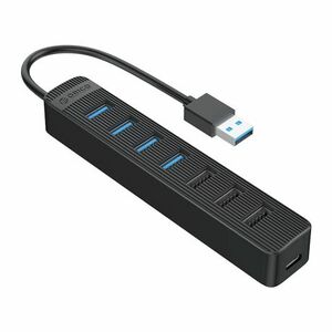 Orico TWU32-4A HUB adapter USB 3.1 - USB 3.1 / 3x USB 2.0 / USB-C, fekete kép