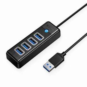 Orico PW4U-U3 HUB adapter USB - 4x USB 3.0, fekete kép