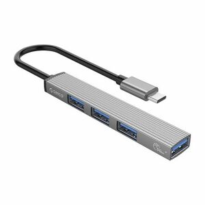 Orico AH-13 HUB adapter USB-C - USB 3.0 / 3x USB 2.0, szürke kép