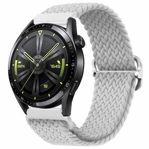 BStrap Elastic Nylon szíj Samsung Galaxy Watch Active 2 40/44mm, pearl white (SSG024C14) kép