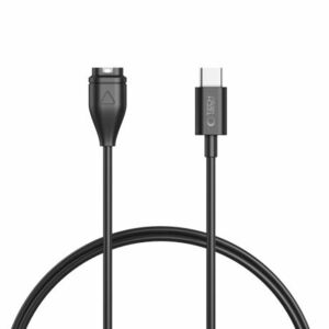 Tech-Protect MC04 USB-C töltőkábel Garmin órákra 1m, fekete kép