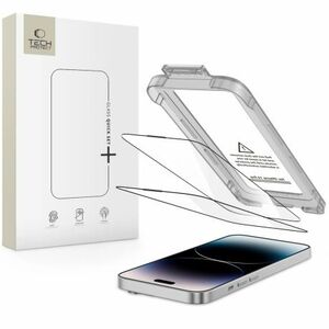 Tech-Protect Quick Set 2x üvegfólia iPhone 14 Pro, fekete kép