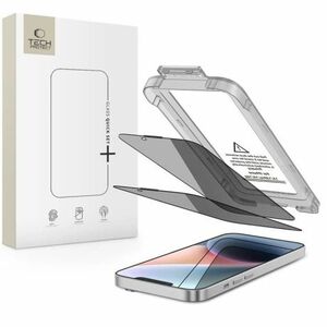 Tech-Protect Quick Set Spy 2x üvegfólia iPhone 13 / 13 Pro / 14 / 16e kép