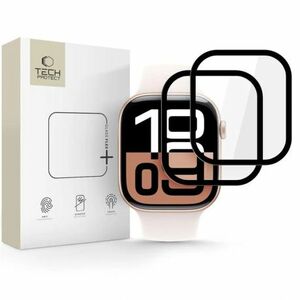 Tech-Protect Glass Flex 2x üvegfólia Apple Watch 10 (42mm), fekete kép