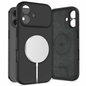 Tech-Protect Silicone MagSafe tok iPhone 17, fekete kép