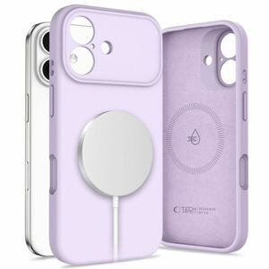 Tech-Protect Silicone MagSafe tok iPhone 17, lila kép