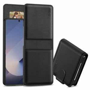 Tech-Protect Wallet könyv tok Samsung Galaxy Z Flip 6 / 7 FE, fekete kép