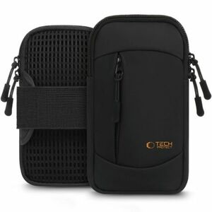 Tech-Protect M6 Armband futó tok, fekete/narancssárga kép
