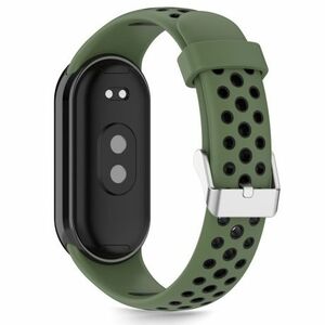 Tech-Protect Iconband Air szíj Xiaomi Smart Band 8 / 9 / 10, green / black kép