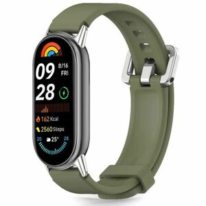 Tech-Protect Iconband Classic szíj Xiaomi Smart Band 8 / 9 / 10, army green kép