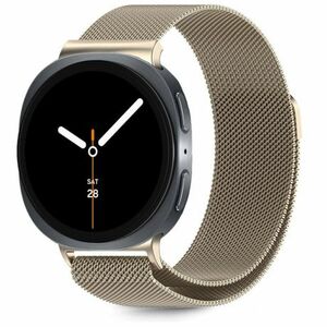 Tech-Protect Milanese szíj Samsung Galaxy Watch 8 / Classic (40 / 44 / 46mm), starlight kép