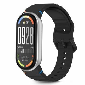 Tech-Protect Silicone Sport szíj Xiaomi Smart Band 8 / 9 / 10, black kép