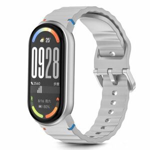 Tech-Protect Silicone Sport szíj Xiaomi Smart Band 8 / 9 / 10, crayon grey kép