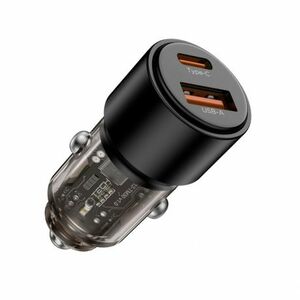 Tech-Protect CC03 autós töltő USB / USB-C 95W PD QC, fekete kép