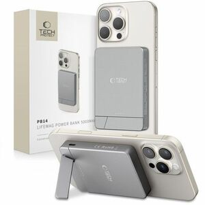 Tech-Protect PB14 LifeMag MagSafe Power Bank 5000mAh, szürke kép
