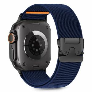 Tech-Protect Nylon Clasp szíj Apple Watch 44/45/46/49mm, navy kép