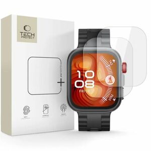 Tech-Protect Glass Fit 2x üvegfólia Huawei Watch Fit 4 Pro kép