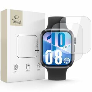 Tech-Protect Hydro Flex 2x üvegfólia Huawei Watch Fit 3 / 4, átlátszó kép