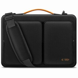 Tech-Protect Defender Bag laptop táska 15-16'', fekete / narancssárga kép