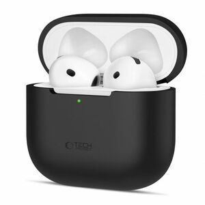Tech-Protect Silicone tok Apple AirPods 4, fekete kép
