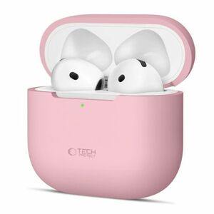 Tech-Protect Silicone tok Apple AirPods 4, rózsaszín kép